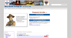 Desktop Screenshot of bsatroop30.org